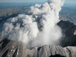 Mt St. Helens active volcano