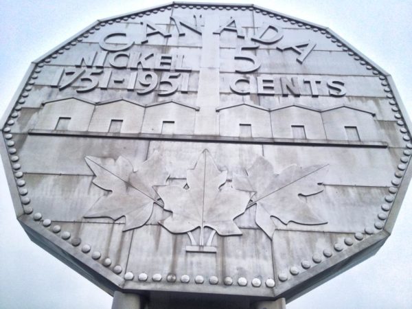 Big Nickel Statue