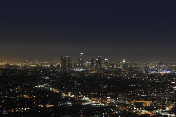 LA Evening Sky Line