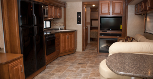 Luxury RV Living Room