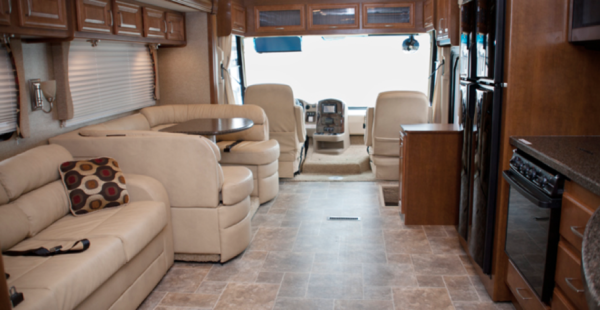 Luxury Motorhome Living Room