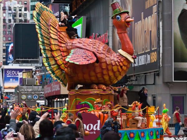 Turkey Float at New York Thanksgiving Parade