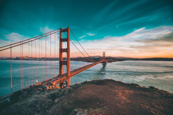 Golden Gate Bridge Sunset