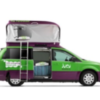 Camper Van with extending top