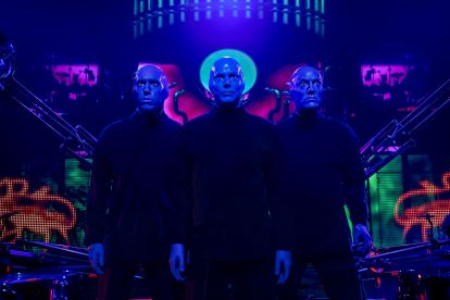 Blue Man Group Live on stage