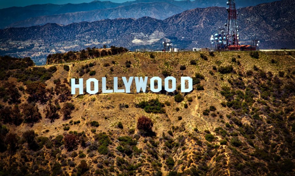 LA Hollywood sign accessible by RV