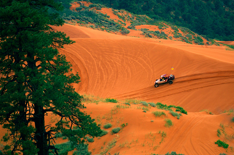 ATVing in Coral Pink Sand Dunes State Park