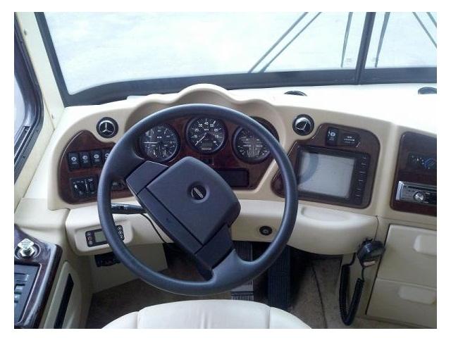 Luxury RV Rental Steering Wheel