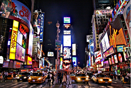 New York City in an RV, experience Times Square