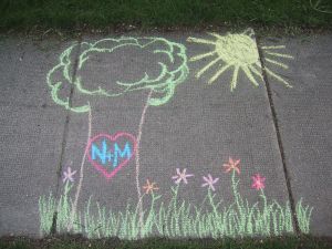 sidewalk chalk