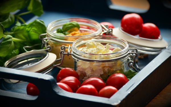 Tray of Italian Food